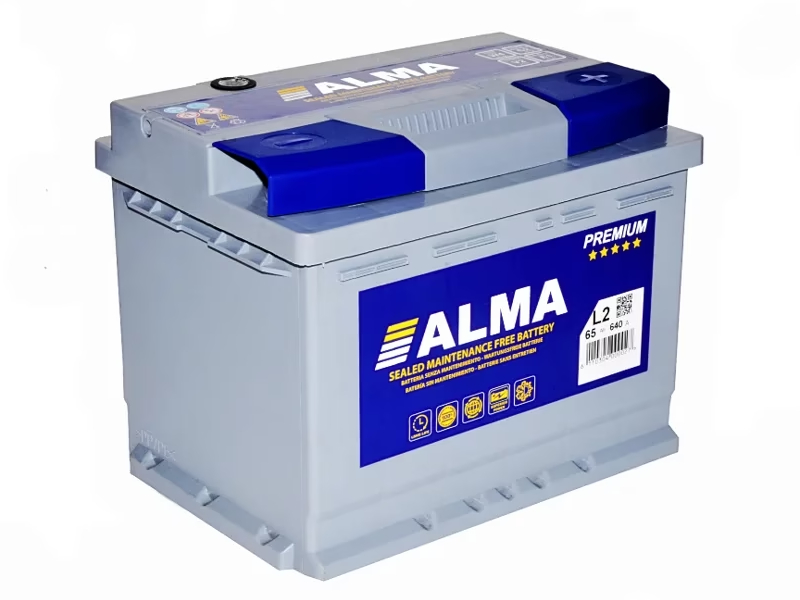 Batterie ALMA Premium L2 12V 60Ah 540A OtoParts.ma