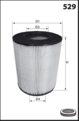 Filtre a air MISFAT FILTRATION R1261