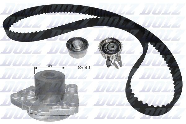 Kit de distribution avec pompe DOLZ KD102